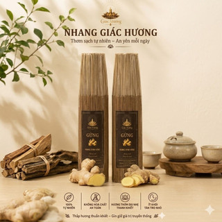 COMBO 2 BÓ CÙNG LOẠI 40CM NHANG TRẦM /ĐÀN HƯƠNG /QUẾ /GỪNG - GIÁC HƯƠNG - BÓ 500G