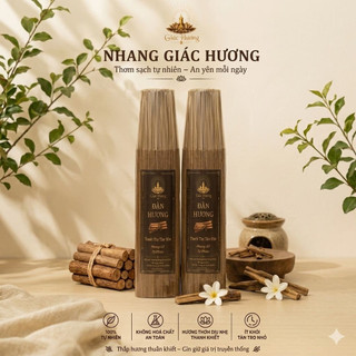 COMBO 2 BÓ CÙNG LOẠI 40CM NHANG TRẦM /ĐÀN HƯƠNG /QUẾ /GỪNG - GIÁC HƯƠNG - BÓ 500G