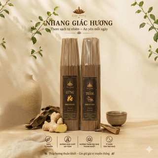 COMBO 2 BÓ MIX LOẠI 40CM NHANG TRẦM /ĐÀN HƯƠNG /QUẾ /GỪNG - GIÁC HƯƠNG - BÓ 500G