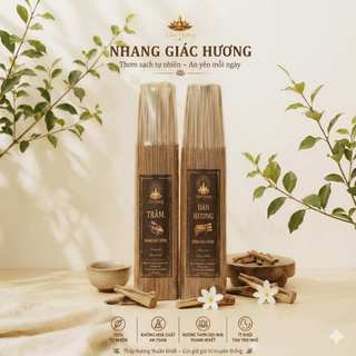 COMBO 2 BÓ MIX LOẠI 40CM NHANG TRẦM /ĐÀN HƯƠNG /QUẾ /GỪNG - GIÁC HƯƠNG - BÓ 500G