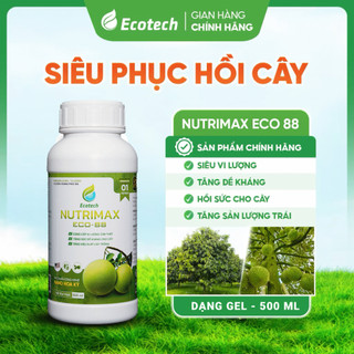 Phân Bón NUTRIMAX Eco 88 (500ml) - Phục Hồi Toàn Diện Cho Cây, Hạn Chế Vàng Lá, Ổn Định pH, Tăng Kháng Bệnh