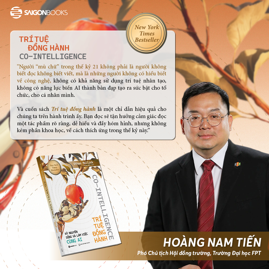 Sách - CO - Intelligence - Trí Tuệ Đồng Hành: Kỷ Nguyên Sống Và Làm Việc Cùng AI