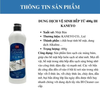 (Nội Địa Nhật) Kem Tẩy Bếp Từ Vệ Sinh Bếp Từ Cao Cấp Chuyên Dụng IH Kitchen Cleaner Kaneyo