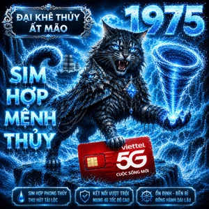 Sim Phong Thủy Hợp Tuổi 1975 Ất Mão Đại Khê Thủy Sim Số Đẹp Kích Tài Lộc Hợp Mệnh [Phải ĐKCC]