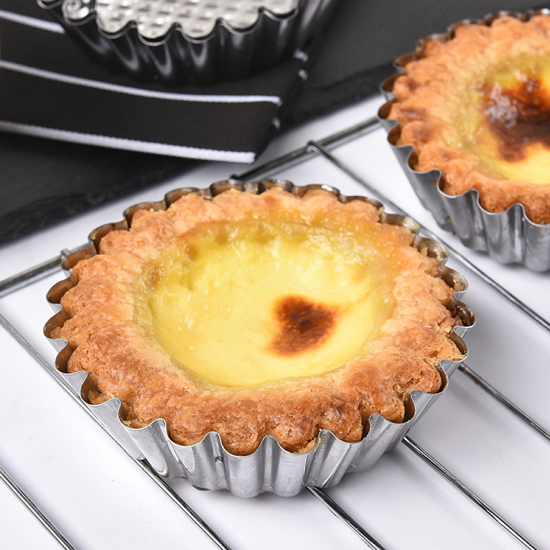 Khuôn Bánh Nhôm Không Dính KOOBEE – Khuôn Bánh Bò, Bánh Khọt, Tart Trứng Hình Hoa Tái Sử Dụng (PKB37)