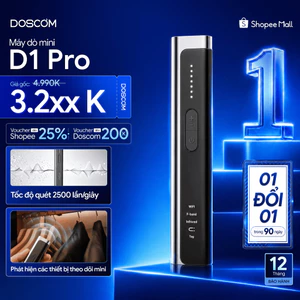 Máy Dò Camera Ẩn D1 Pro Doscom Phát Hiện Camera, Máy Ghi Âm, Thiết Bị Định Vị GPS - 240AMh