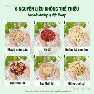 Trà Táo Hoàng Kỳ, Trà Tăng Sinh Collagen Tự Nhiên, Bổ Khí Dưỡng Huyết, Sinh Tân Dịch