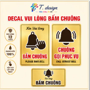 Decal Bấm Chuông Cửa Chống Nước - Trang Trí Dán Tường, Gạch Men, Gỗ, Kính 🌈𝑭𝒓𝒆𝒆𝒔𝒉𝒊𝒑