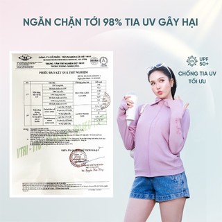 Áo Chống Nắng Tre Thơm GUNO Nam Nữ 2 Lớp Chống Tia UV Thoáng Khí Mũ Rộng Vành Che Trán 26AG22/AB23