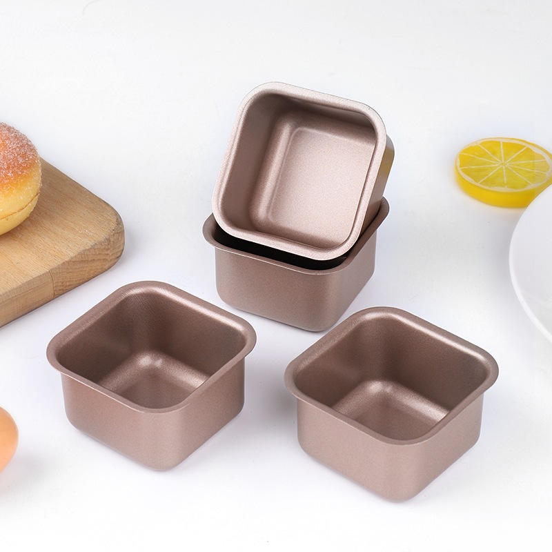 Khuôn vuông mini chống dính (6,9*6,9*4cm) | BigBuy360 - bigbuy360.vn