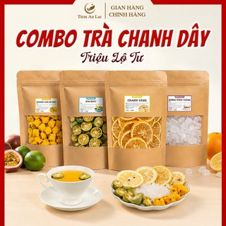 Set Nguyên Liệu Trà Chanh Leo Detox, Bổ Sung Vitamin C, Dưỡng Da Trắng Sáng Tự Nhiên