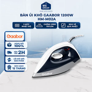 Bàn Ủi Khô Gaabor 1200W - Hàng Chính Hãng