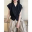 𝗠𝗮𝘆𝗮 𝗟𝗶𝗻𝗲𝗻-Áo Linen cổ V tay bay