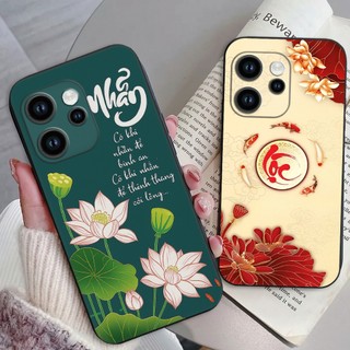 Ốp lưng Oppo Reno 15 / 15 / 15F/ 15 Pro In hình thư pháp,tâm an, an nhiên,chú tiểu mềm bảo vệ camera