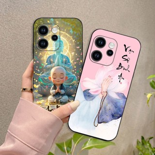 Ốp lưng Oppo Reno 15 / 15 / 15F/ 15 Pro In hình thư pháp,tâm an, an nhiên,chú tiểu mềm bảo vệ camera