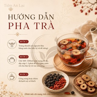 Trà Bổ Máu Ích Huyết, Làm Ấm Tử Cung, Lưu Thông Khí Huyết, Tăng Sinh Collagen Tự Nhiên