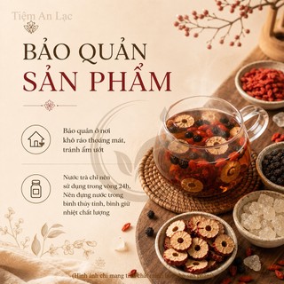 Trà Bổ Máu Ích Huyết, Làm Ấm Tử Cung, Lưu Thông Khí Huyết, Tăng Sinh Collagen Tự Nhiên
