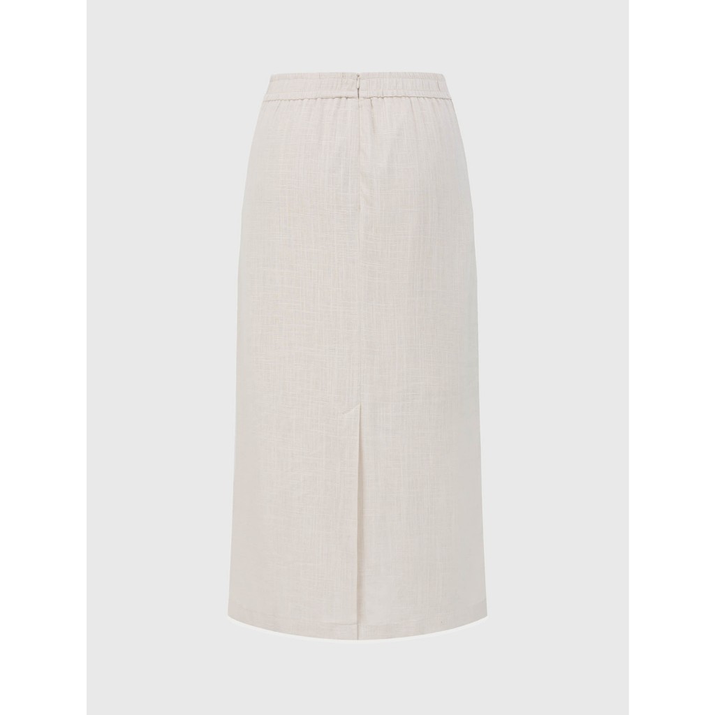 Chân váy nữ CANIFA chất liệu rayon linen mềm mại dáng suông dài có lót 6KS26S013
