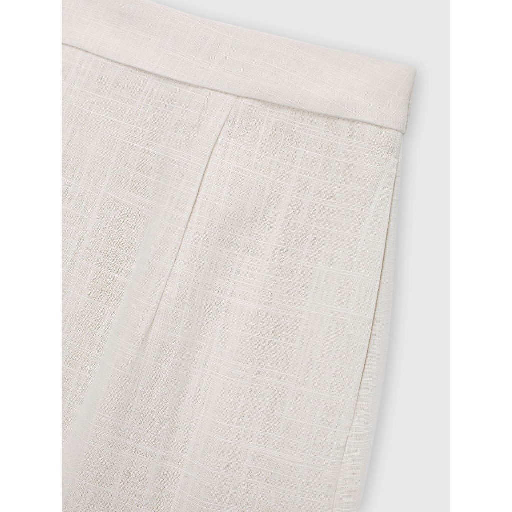 Chân váy nữ CANIFA chất liệu rayon linen mềm mại dáng suông dài có lót 6KS26S013