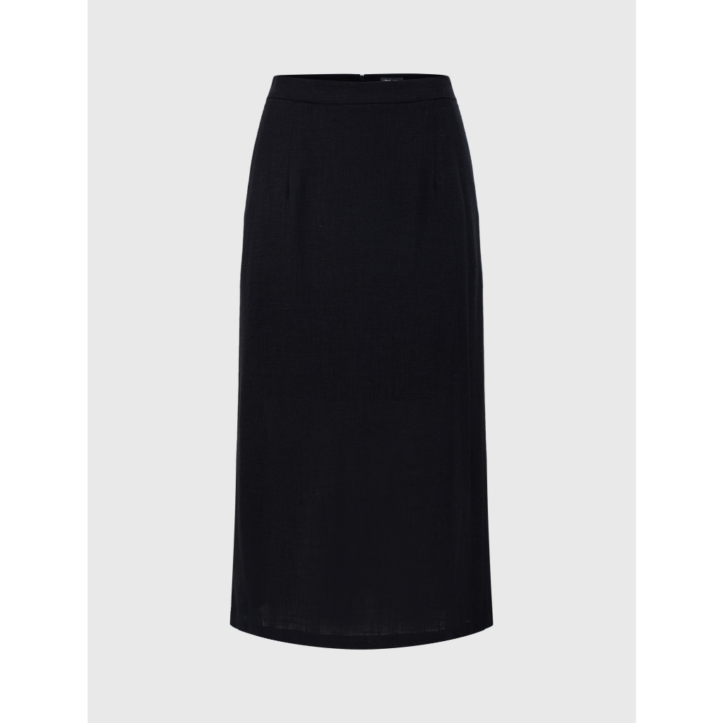 Chân váy nữ CANIFA chất liệu rayon linen mềm mại dáng suông dài có lót 6KS26S013