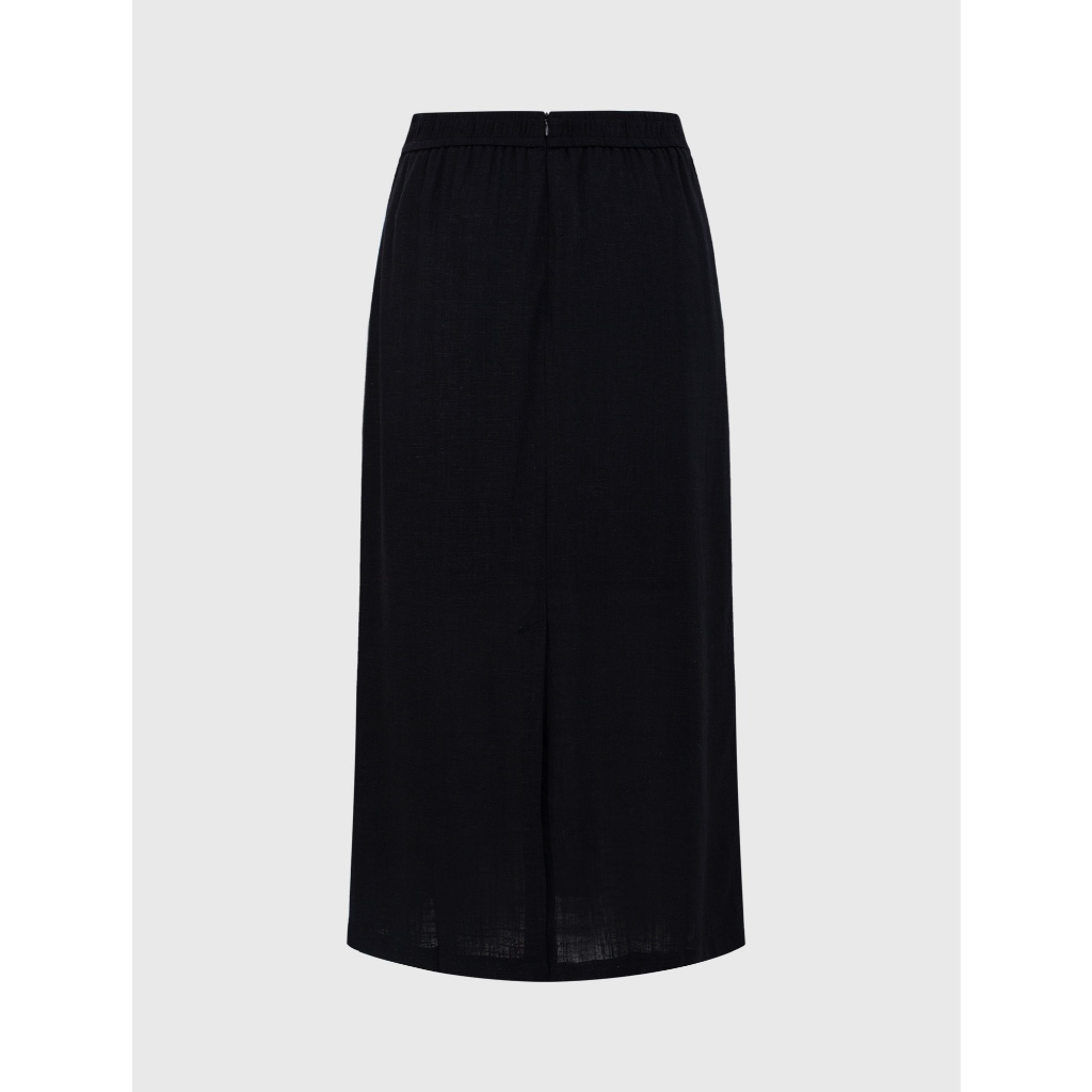Chân váy nữ CANIFA chất liệu rayon linen mềm mại dáng suông dài có lót 6KS26S013