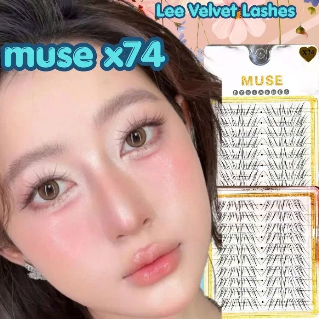 LeeVelvetLashes-MI MUSE X74-Mi gân sợi mảnh, tơi và đan xéo tự nhiên