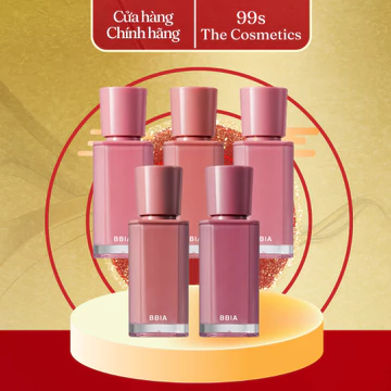 Son tint bóng Bbia Glow Tint - Son kem Bbia Last Velvet Tint Renew Edition