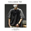 Áo Thun Boxy Nam Nữ LIBRA Phối Viền Chất Cotton Thêu Logo Chữ Màu Pastel Form Rộng Thoáng Mát