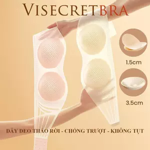Áo Lót Nữ Áo Bra Nữ Visecret Bra Áo Không Dây Nâng Vòng 1 Không Gọng Có Mút Đệm Gom Quả Chống Xệ -- 250455