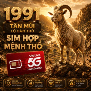 Viettel Sim Số Đẹp Cho Người Sinh Năm 1991 Tân Mùi Mệnh Lộ Bàng Thổ Hỗ Trợ Công Việc Và Tài Lộc
