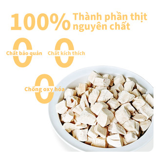 Ức Gà Cho Mèo 100g - 100% Thịt Thật, Giàu Protein Giúp Tăng Cân - Thức Ăn Vặt Thưởng Cho Mèo