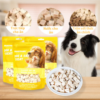Ức Gà Cho Mèo 100g - 100% Thịt Thật, Giàu Protein Giúp Tăng Cân - Thức Ăn Vặt Thưởng Cho Mèo