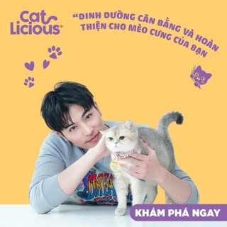 [BAO 20KG]  [CHÍNH HÃNG] [GIÁ TỐT] [TIẾT KIỆM] [TẶNG QUÀ] Thức ăn hạt Catlicious cho mèo vị Cá biển túi