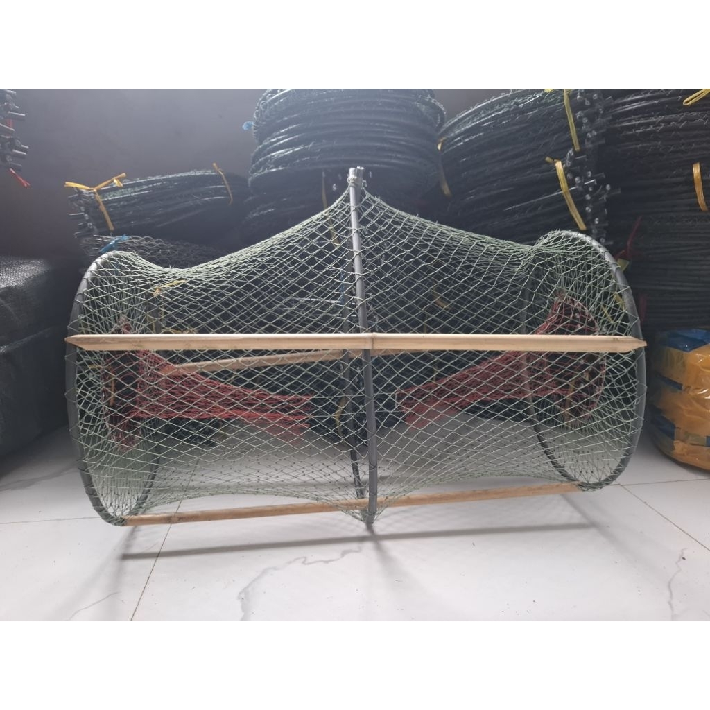 combo 10 lờ cá cải tiến 30x52 vành nhựa 8ly lưới cào 6 2p5