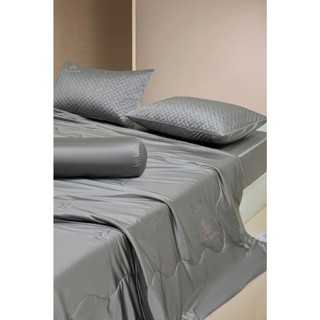 Bộ chăn ga gối lụa băng MARK SIGNATURE M2T BEDDING - gồm 1 ga giường, 2 vỏ gối nằm, 1 vỏ gối ôm và 1 chăn hè chần bông