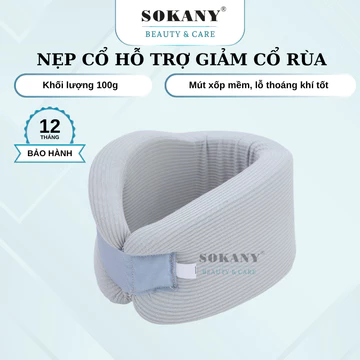 Nẹp cổ hỗ trợ giảm cổ rùa giảm đau cổ vai gáy đai nẹp bảo vệ cổ siêu nhẹ êm ái đai chống mỏi cổ