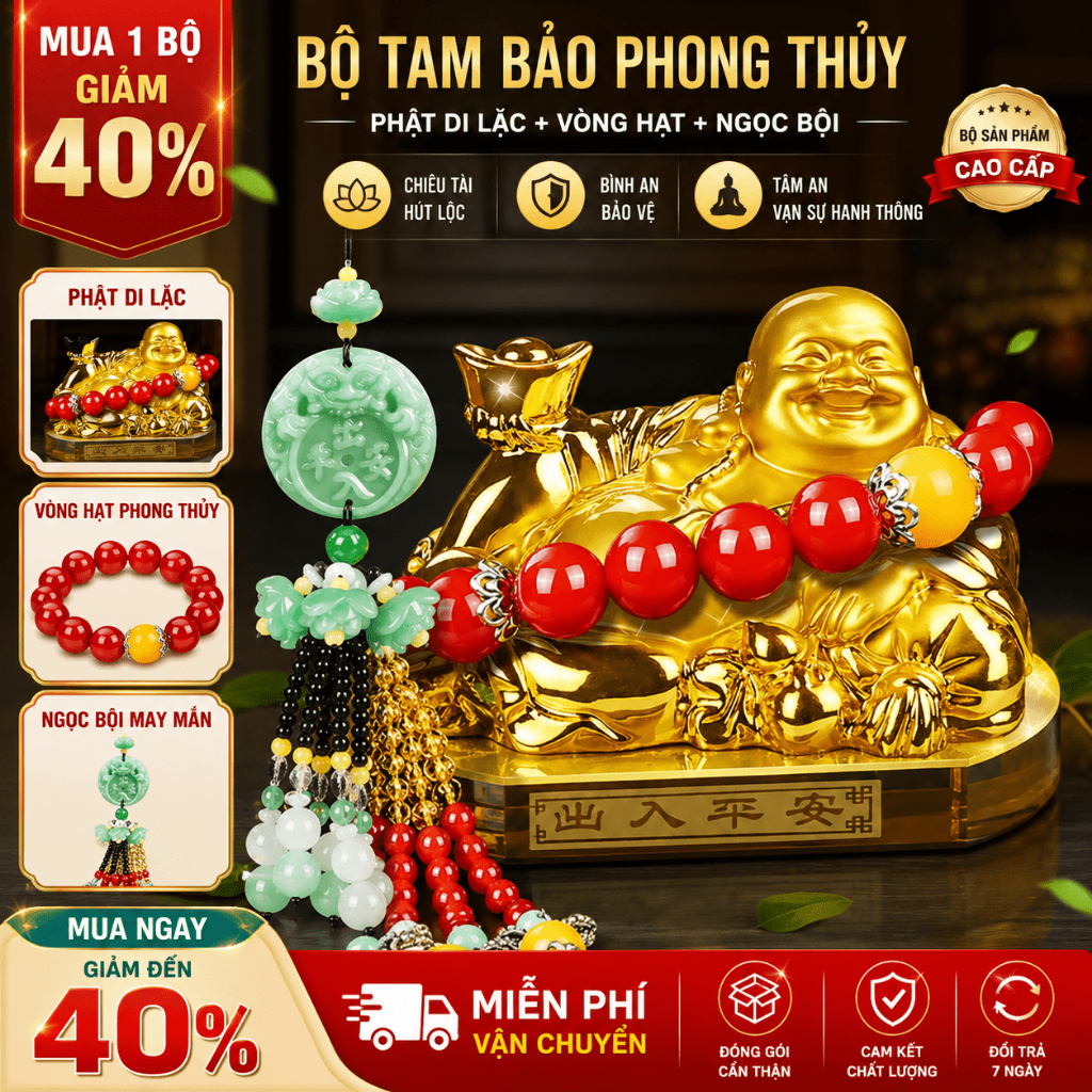 Móc Treo Xe Phật Di Lặc Phong Thủy, Tài Lộc Vượng Lên, Bảo Bình An Ra Vào, Trang Trí Xe Ô Tô【MUA 2 GIẢM 40%】