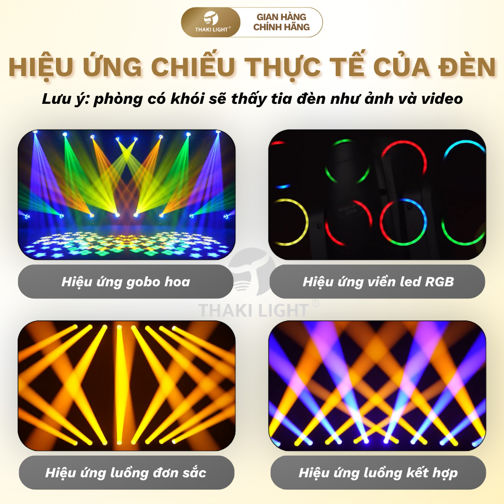 Đèn Beam 180W Plus THAKI LIGHT – Siêu Phẩm Ánh Sáng Chuyên Nghiệp Cho Sự Kiện, Bar, Karaoke