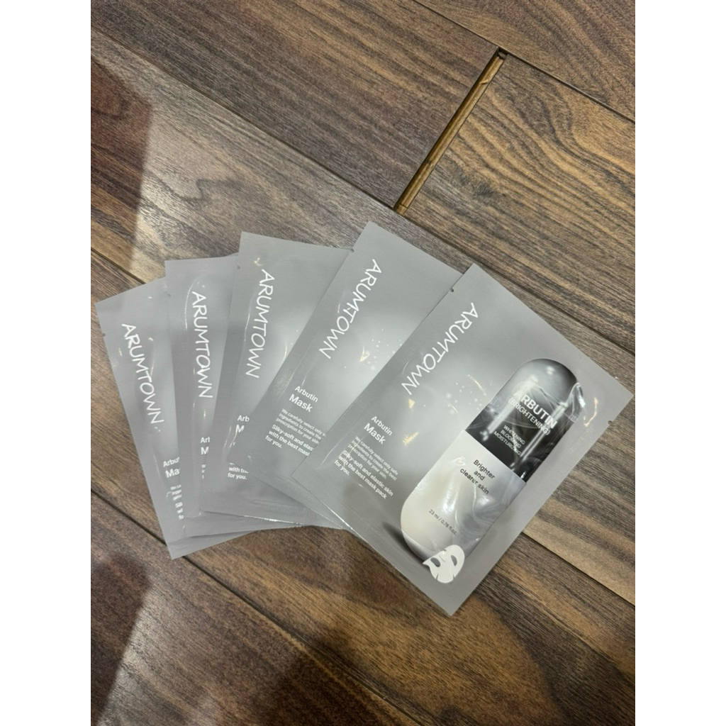Combo 5-10 miếng Mặt nạ dưỡng da-ARUMTOWN ARBUTIN MASK - hạn 2028 Hàn Quốc dưỡng trắng da  IS265