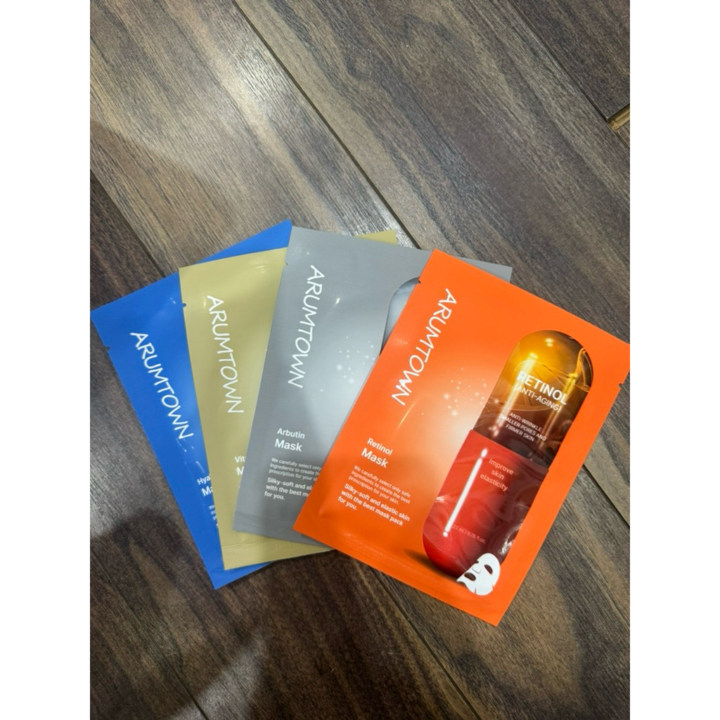 Combo 5-10 miếng Mặt nạ dưỡng da-ARUMTOWN ARBUTIN MASK - hạn 2028 Hàn Quốc dưỡng trắng da  IS265