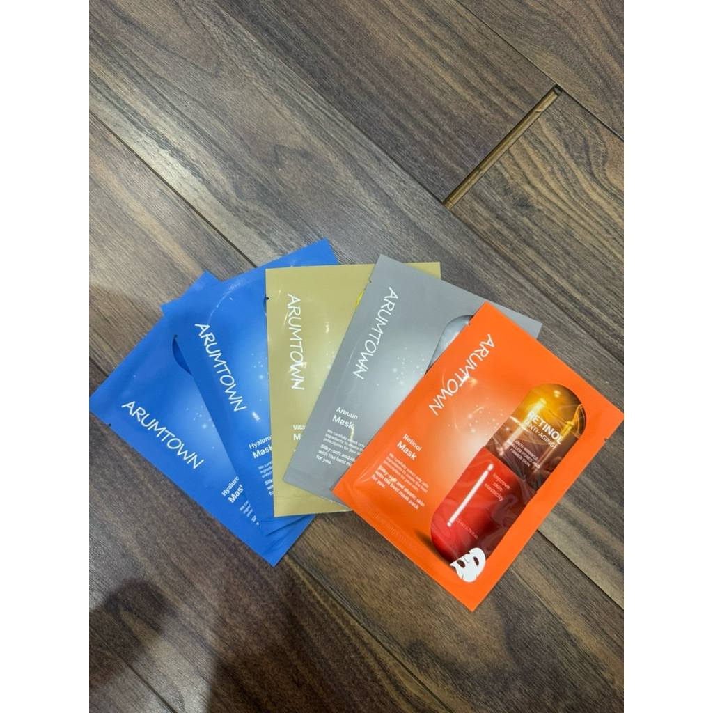 Combo 5-10 miếng Mặt nạ dưỡng da-ARUMTOWN ARBUTIN MASK - hạn 2028 Hàn Quốc dưỡng trắng da  IS265