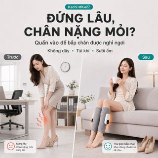 Máy Massage Chân Không Dây Kachi MK427