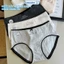 Quần lót nữ cotton cạp vừa viền ren, quần chíp nữ đáy kháng khuẩn 10a ZANABRA L5210