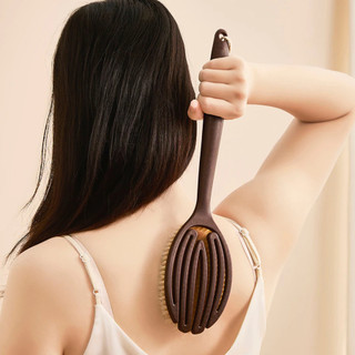 Bàn Chải Tắm Cán Dài Chà Lưng Thiết Kế Cán Dài Tiện Lợi, Bàn Chải Massage Lông Mềm Tẩy Tế Bào Chết Toàn Thân Hiệu Quả