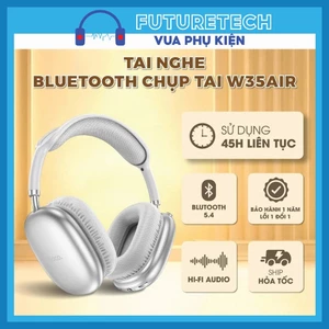Tai nghe không dây bluetooth 5.3 hoco W35 chính hãng pin trâu 40H có mic cổng AUX 3.5, thẻ nhớ TF bass mạnh
