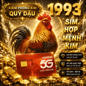 Sim Viettel Phong Thủy Hợp Tuổi 1993 Quý Dậu Mệnh Kiếm Phong Kim Giúp Thu Hút Tài Lộc Và Danh Thế