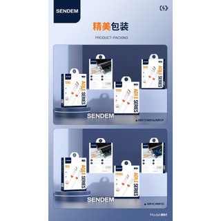 Cáp sạc nhanh SENDEM M91T USB-A to TypeC 120W, dài 1M (Trắng) - Phụ Kiện Nhất Tín