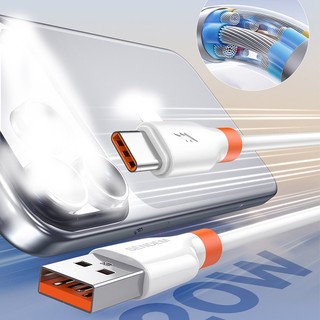 Cáp sạc nhanh SENDEM M91T USB-A to TypeC 120W, dài 1M (Trắng) - Phụ Kiện Nhất Tín