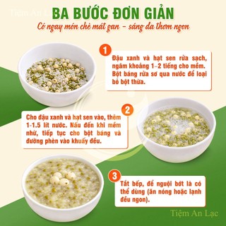 Combo 7 gói cháo mát gan sáng da, thảo mộc vị thanh mát, giúp ngủ ngon, rạng rỡ làn da