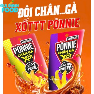Chân gà Ponie xốt Mật ong mê, Kay tê - Chân gà rút xương mật ong mê 33gr
